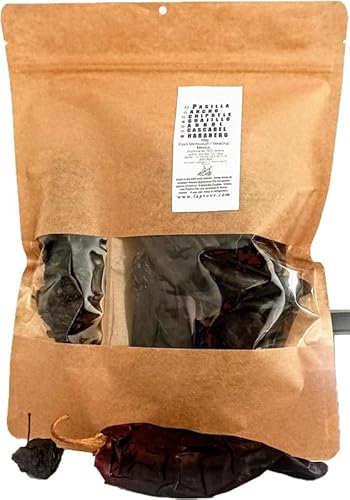 Chili Guajillo und Habanero, ganze Stücke, sonnengetrocknet, 200g Chili Guajillo und Habanero, ganze Stücke, sonnengetrocknet, 200g von Tooludic