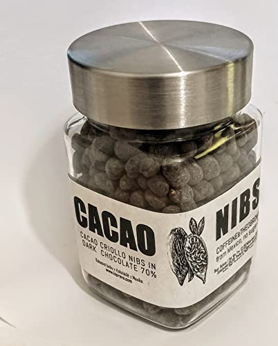 Dunkle Kakaonibs in 70 % Schokolade aus Südmexiko. 200g. von Tooludic