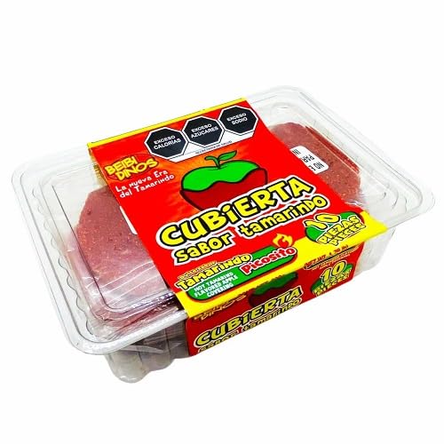 Hülle aus Tamarindenmark aus Mexiko für Äpfel und mehr, Süßigkeiten, Pasta, würziger Tamarindengeschmack, 800 g (10 Stück) von COXZD