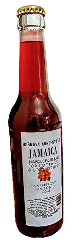 Jamaica - hibiscus without conservants - powerful concentrate for 4 liters of gin tonic hibiscus, 330ml von Tooludic