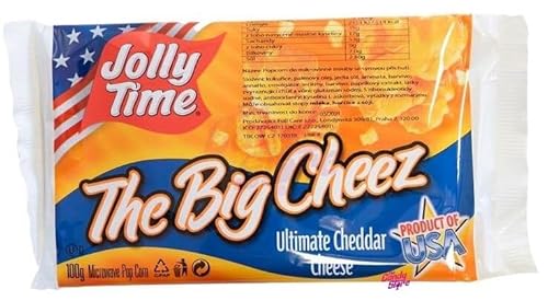 Jolly Time The Big Cheez Popcorn mit Cheddar-Käsegeschmack 3x100 g von Tooludic