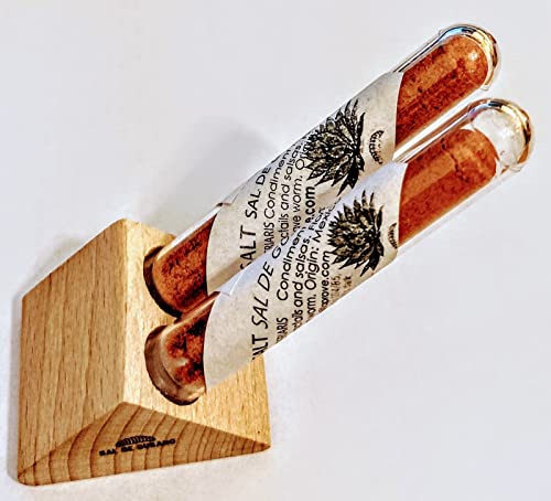 Mexican salt from dried worms 2x4g in an engraved spruce wood pyramid Mexican salt from dried worms 2x4g in an engraved spruce wood pyramid von Tooludic