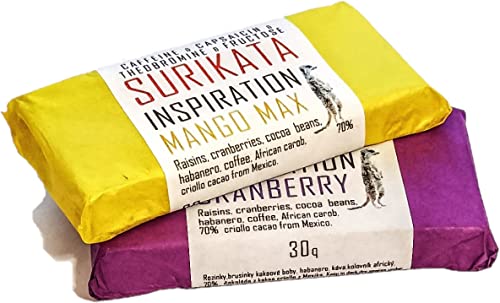 Suricata Inspiration Vegan Chocolate Mango + Cranberry 30g von Tooludic