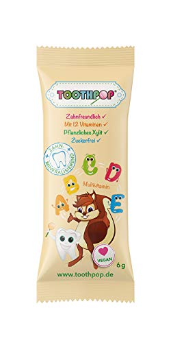 Toothpop Zahnpflege Lolli 2in1 Multivitamin, 20er Pack (20 x 1 Stück) von Toothpop