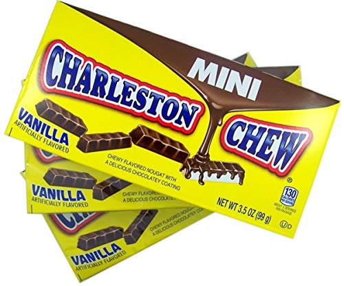 Mini Charleston Chew Kinobox mit Vanillegeschmack, 100 ml, 3 Stück von Tootsie Roll
