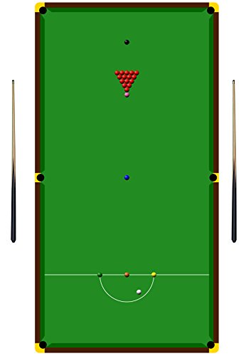 1 x Snooker-Tisch- und Queues, A4, bedruckt, essbar, dekoriert, ideal für große Kuchen, 1 Stück 1 x Snooker-Tisch- und Queues, A4, bedruckt, essbar, dekoriert, ideal für große Kuchen, 1 Stück von Top That