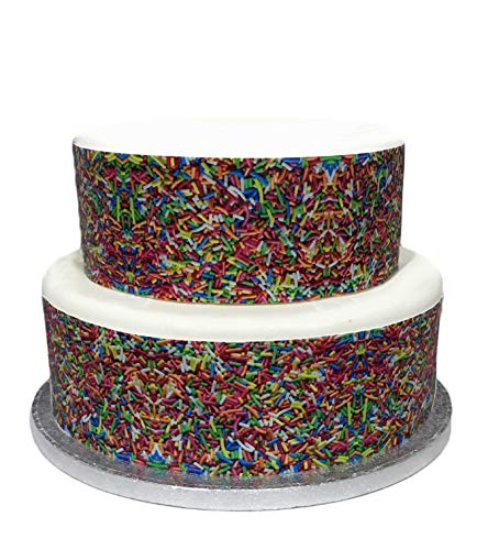 Top That Essbare Dekorfolie, farbige Streusel, Hunderte und Tausende Effekte, ideal für größere Kuchen, einfach zu verwenden Top That Essbare Dekorfolie, farbige Streusel, Hunderte und Tausende Effekte, ideal für größere Kuchen, einfach zu verwenden von Top That