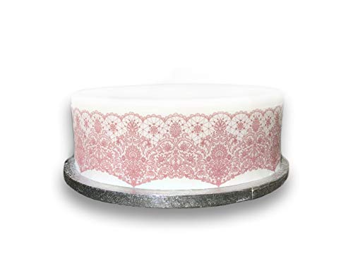 Top That Essbares Deko-Band, mit Spitzeneffekt, ideal für größere Kuchen, einfach zu verwenden. von Top That