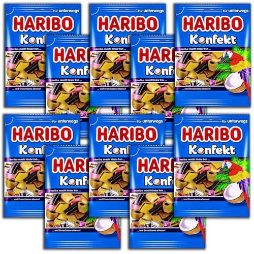 10 er Set HARIBO Fruchtgummi/Lakritz Konfekt 10 x 100g 10 er Set HARIBO Fruchtgummi/Lakritz Konfekt 10 x 100g von TopDeal