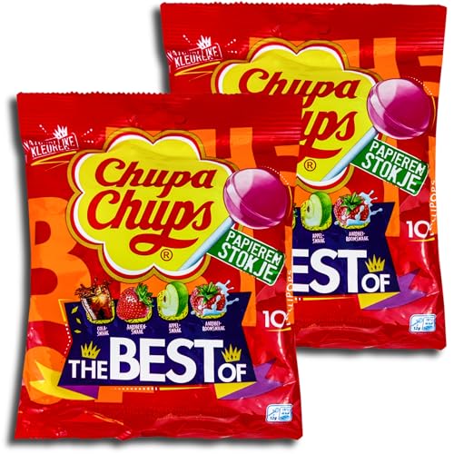 2 er Pack Chupa Chups 'The Best Of' 10er 2 x 120 g von TopDeal