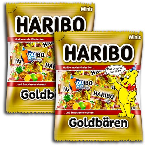 2 er Pack Haribo Goldbären Minis 20 kleine Tüten 2 x 250 g von TopDeal