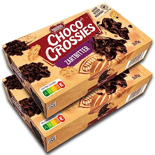 2 er Pack Nestle Choco Crossies Zartbitter 2x 150g von TopDeal