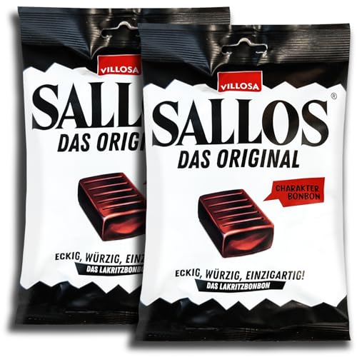 2 er Pack Sallos Das Original 2 x 150g Lakritzbonbons von TopDeal