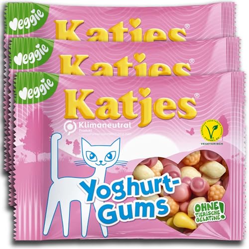 3 Pack Katjes XXL Yoghurt-Gums 3 x 500g Softes Joghurt-Fruchtgummi von TopDeal