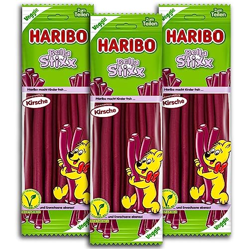 3 er Pack Haribo Balla Sticks Kirsche 3 x 200g von TopDeal