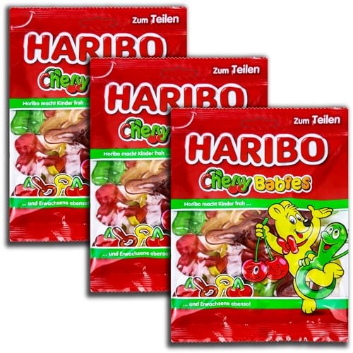 3 er Pack Haribo Cherry Babies 3 x 175 g von TopDeal