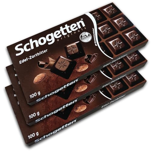 3 er Pack Schogetten Edel-Zartbitter 3 x 100g von TopDeal