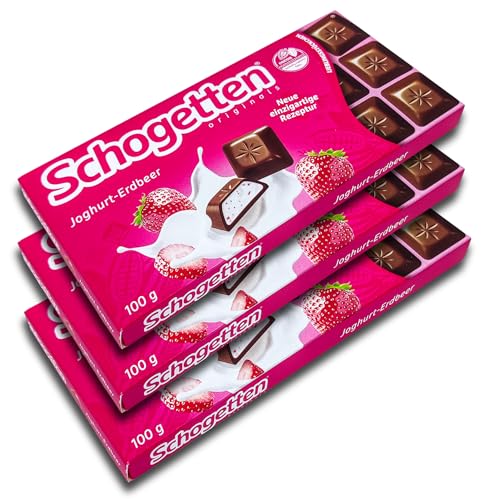 TOPDeal 3 er Pack Schogetten Joghurt-Erdbeer 3 x 100g Schokolade TOPDeal 3 er Pack Schogetten Joghurt-Erdbeer 3 x 100g Schokolade von TopDeal