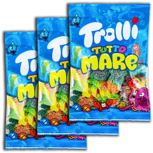 3 er Pack Trolli Tutto Mare 3x 175g Gezuckerte saure Fruchtgummi von TopDeal