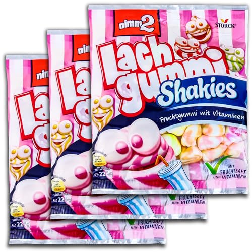 3 er Pack nimm2 Lachgummi Shakies 3 x 225g Fruchtgummi 3 er Pack nimm2 Lachgummi Shakies 3 x 225g Fruchtgummi von TopDeal