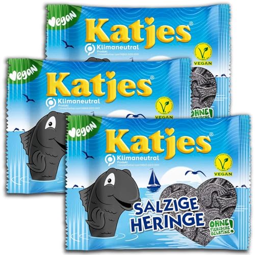 3 er Set Katjes Salzige Heringe 3 x 175g Lakritz gezuckert 3 er Set Katjes Salzige Heringe 3 x 175g Lakritz gezuckert von TopDeal