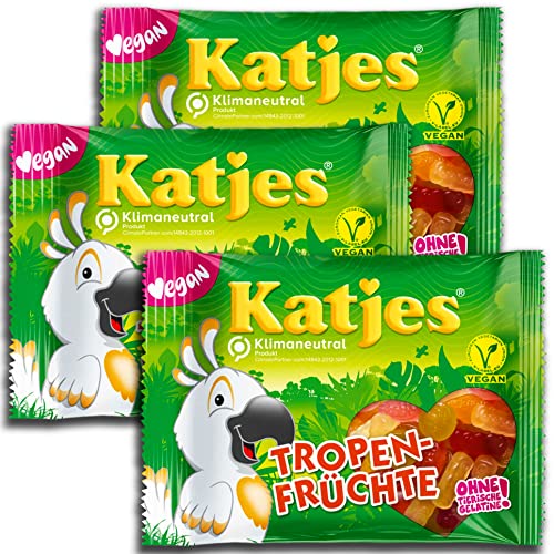 3 er Set Katjes Tropen-Früchte 3 x 175 g von TopDeal