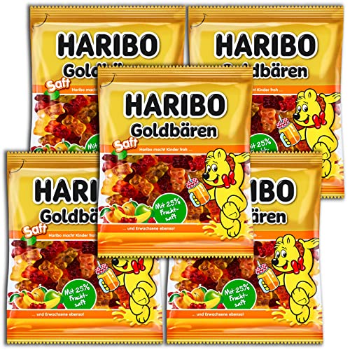 5 er Pack Haribo Saft Goldbären 5 x 160g von TopDeal