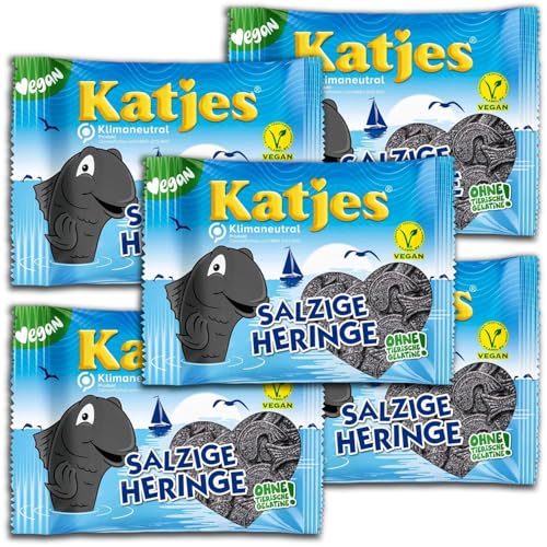 5 er Set Katjes Salzige Heringe 5 x 175g -Gezuckerte Lakritz-Fische mit Salmiaksalz 5 er Set Katjes Salzige Heringe 5 x 175g -Gezuckerte Lakritz-Fische mit Salmiaksalz von TopDeal
