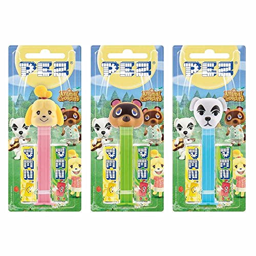 TopDeal Pez Spender Animal Crossing mit 3 x Bonbons a 8,5 g 1 Spender Modell zufällig von TopDeal