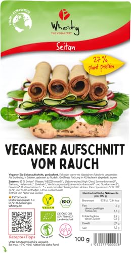 Wheaty Bio Veganer Aufschnitt vom Rauch (6 x 100 gr) von Wheaty