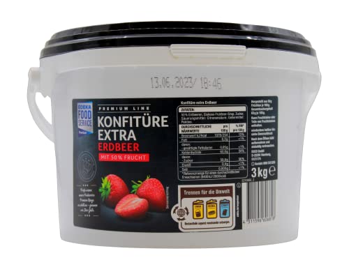 Topkauf Erdbeer Konfitüre 3 kg von Topkauf