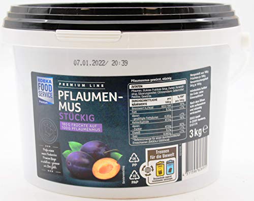 Premium Line Pflaumenmus stückig, 1 x 3 kg Eimer von Premium Line