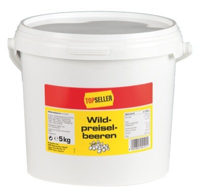 TOPSELLER Wildpreiselbeeren F50% 5kg von Topseller