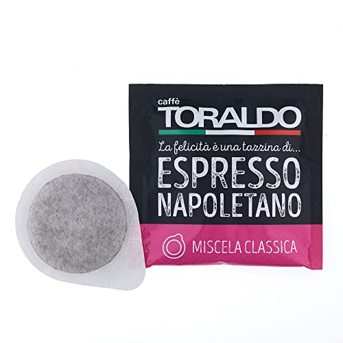 150 Kaffeepads Caffe toraldo Mischung 100% Klassische filtrocarta von TORALDO