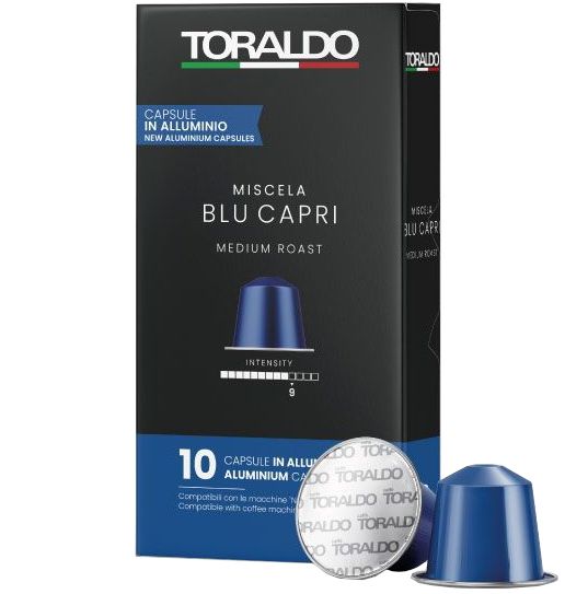 Toraldo Blue Capri Nespresso®* kompatible Kapseln von Toraldo