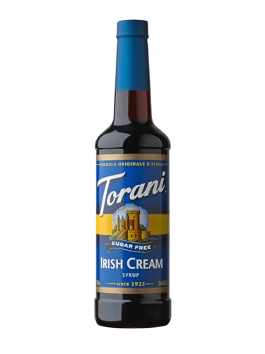 Torani - Irish Cream Sirup ohne Zucker (750 ml), zuckerfreier Getränke- & Kaffee-Sirup mit natürlichen Aromen von Torani
