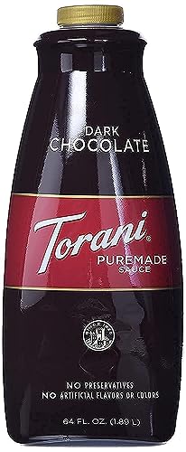 Torani Sauce Dark Chocolate 1890 ml Jumbo Plastik Flasche von Torani