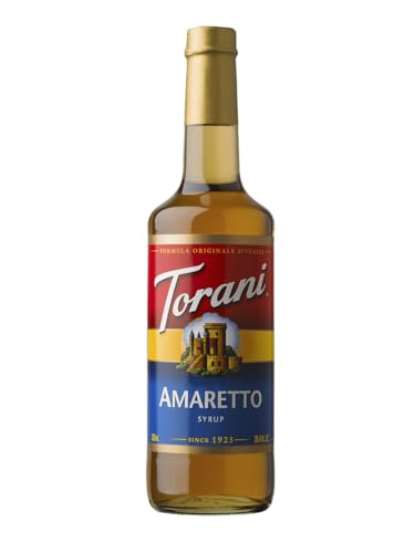 Torani - Amaretto (750 ml), Getränke- & Kaffee-Sirup, ausschließlich mit Rohrzucker und natürlichen Aromen von Torani
