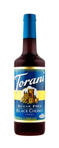 Torani Sirup Black Cherry 750 ml Flasche Zuckerfrei von Torani