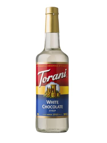 Torani Sirup Chocolate Bianco 750 ml Flasche von Torani