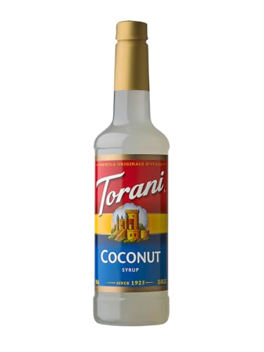 Torani - Kokosnuss (750 ml) / Coconut, Getränke- & Kaffee-Sirup, ausschließlich mit Rohrzucker und natürlichen Aromen von Torani