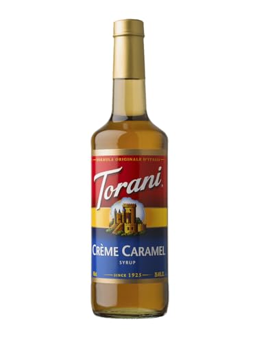 Torani - Karamellcreme (750 ml) / Creme Caramel, Getränke- & Kaffee-Sirup, ausschließlich mit Rohrzucker und natürlichen Aromen von Torani