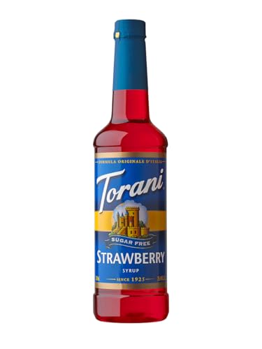 Torani Sirup Strawberry Erbeere 750 ml Flasche Zuckerfrei Sugar Free von Torani