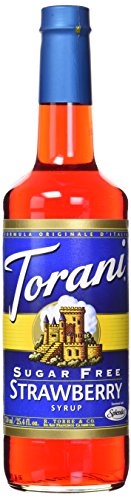 Torani Sirup Strawberry Erbeere 750 ml Flasche Zuckerfrei Sugar Free von Torani