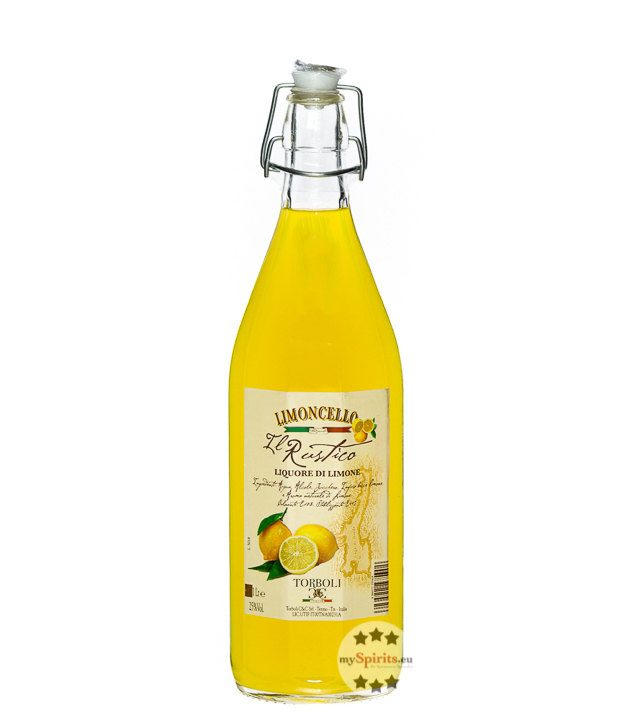 Torboli Limoncello Il Rustico  (25 % Vol., 1,0 Liter) von Torboli