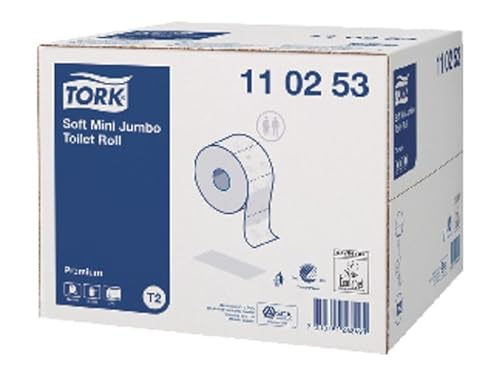 Tork 605092 - Toilettenpapier 2 lagig, 12 Stück von Tork