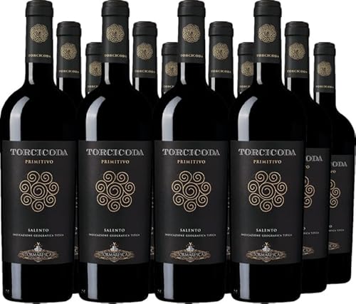 Tormaresca 12er Vorteilspaket Torcicoda Primitivo Salento IGT 2021 (12 x 0.75 l) von Tormaresca