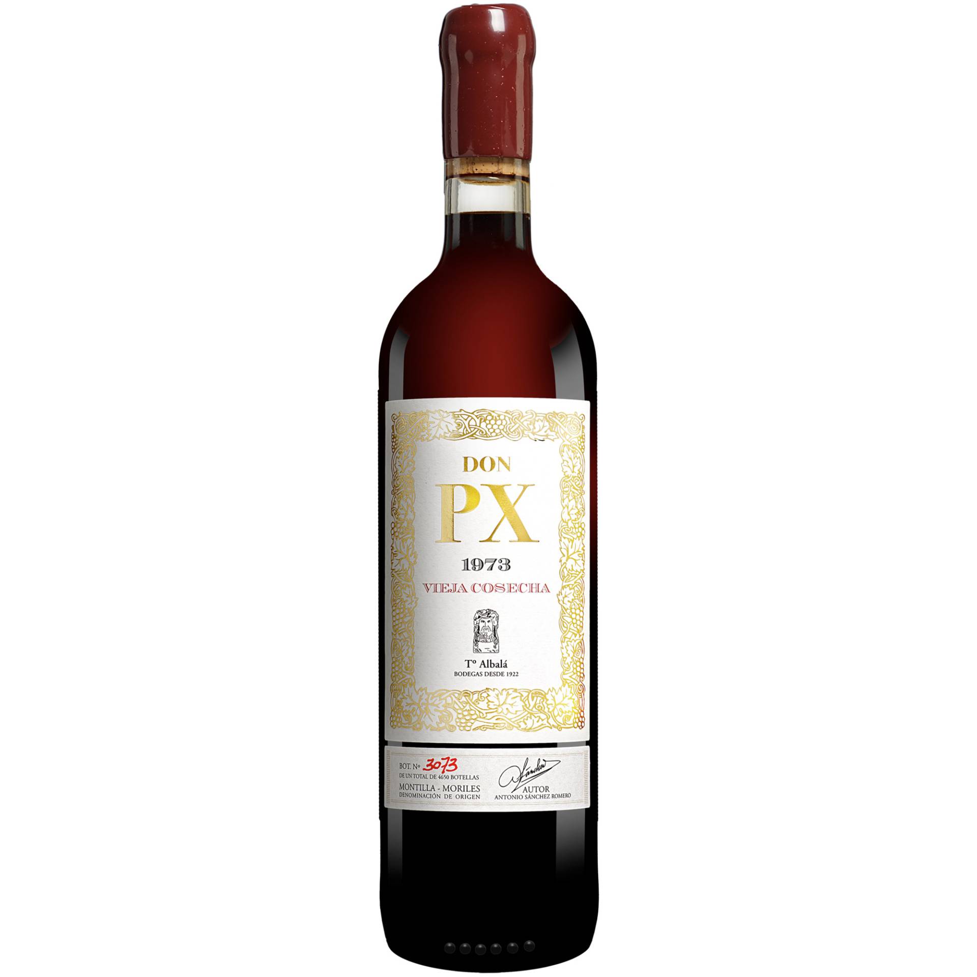 Toro Albalá Don PX Vieja Cosecha 1973 0.75L 17% Vol. Süß aus Spanien Toro Albalá Don PX Vieja Cosecha 1973 0.75L 17% Vol. Süß aus Spanien von Toro Albalá