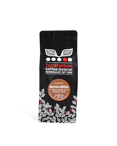 Torrefaktum Kafferösterei | Espresso Barista Edition | 250g | Blend aus Arabica- und Robusta-Bohnen | Dunkle Espressoröstung mit eher kräftigem Aroma von Torrefaktum