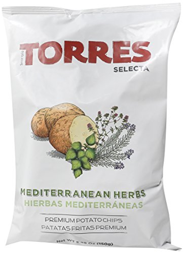 Torres - Kartoffelchips Mediterrane Kräuter - 150 gramm von Torres